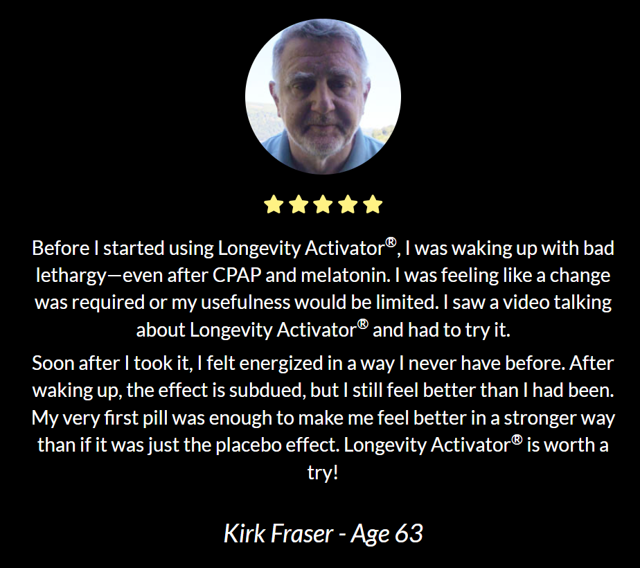 longevity activator customer reviews